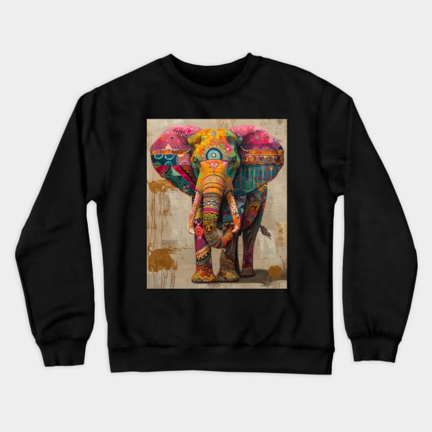 Elephant Conservation Efforts Crewneck Sweatshirt by Merle Huisman